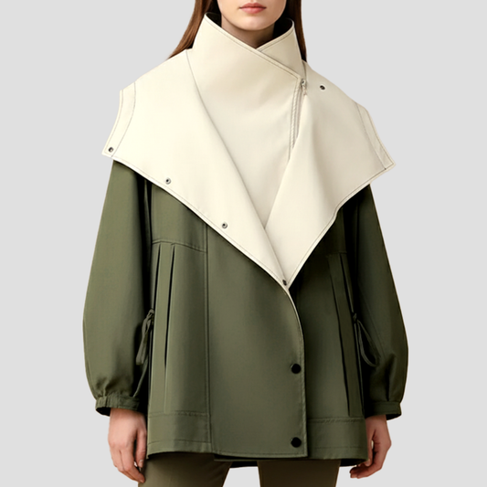 Xanthe | Two-Tone Trench Coat 0