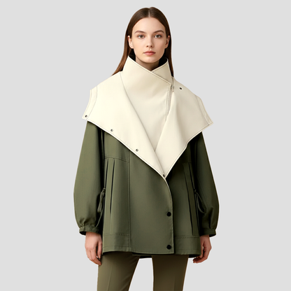 Xanthe | Two-Tone Trench Coat 2