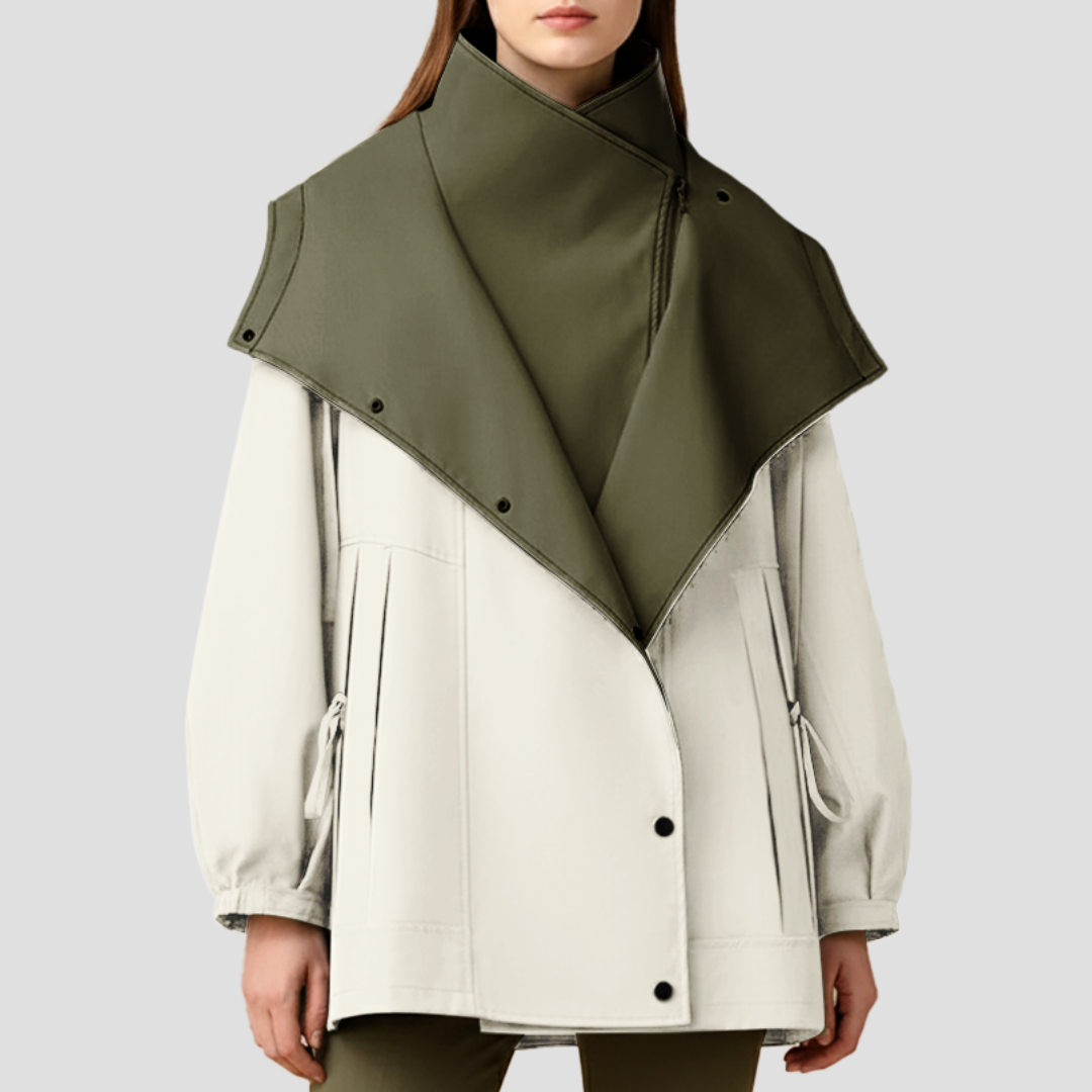 Xanthe | Two-Tone Trench Coat 4