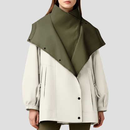 Xanthe | Two-Tone Trench Coat 4