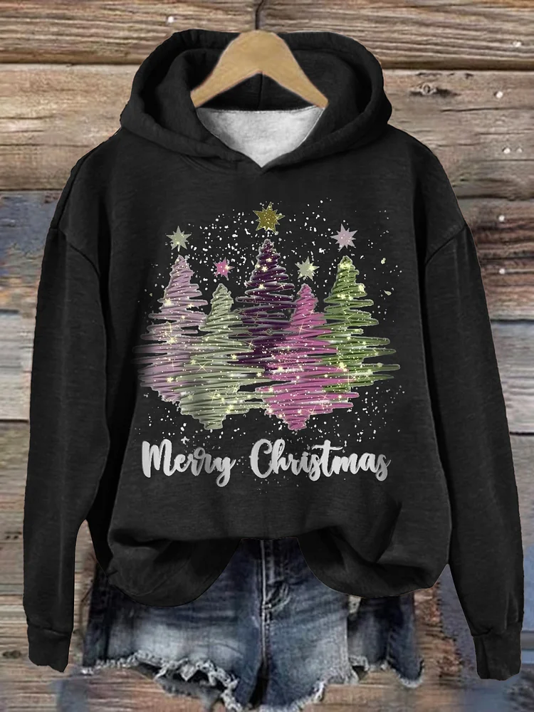 Cozy Women's Winter Hoodie with Fun Xmas Design