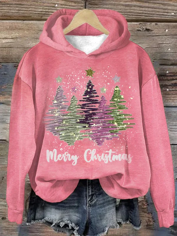 Cozy Women's Winter Hoodie with Fun Xmas Design