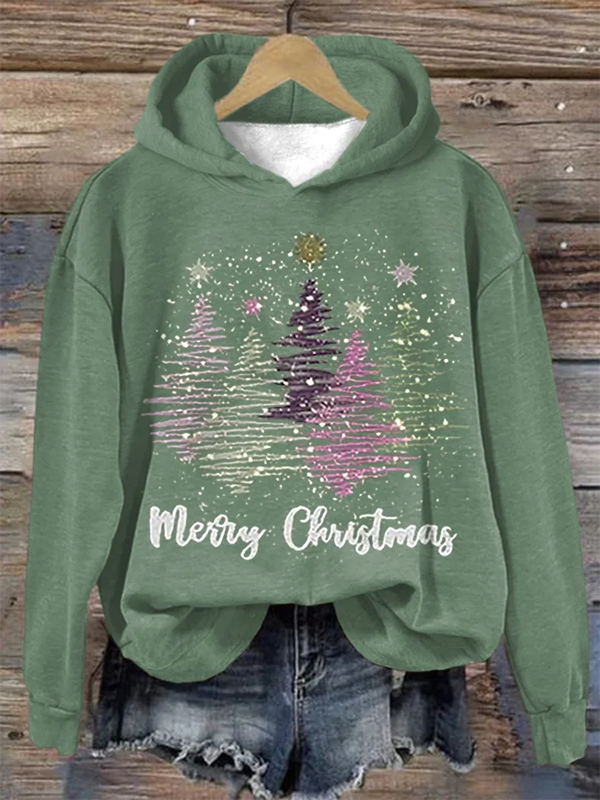 Cozy Women's Winter Hoodie with Fun Xmas Design - VogeLuxe