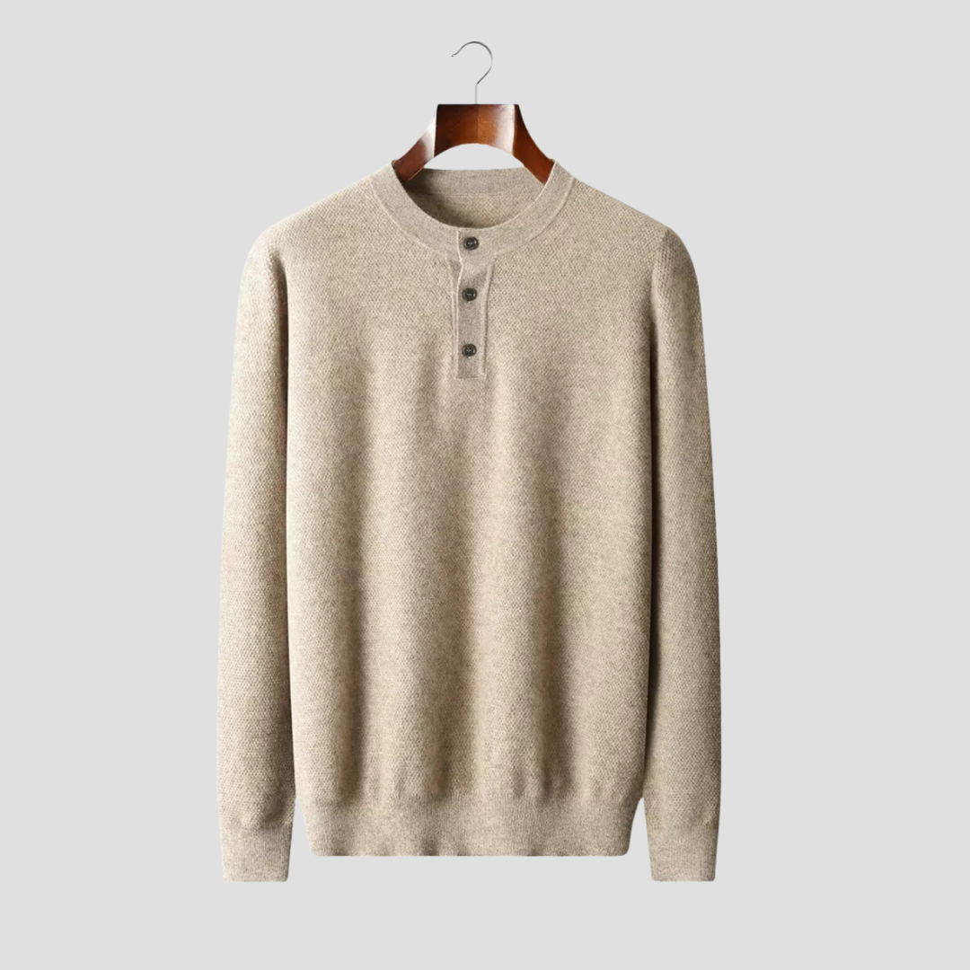 Xylon | Cashmere Henley Jumper 1