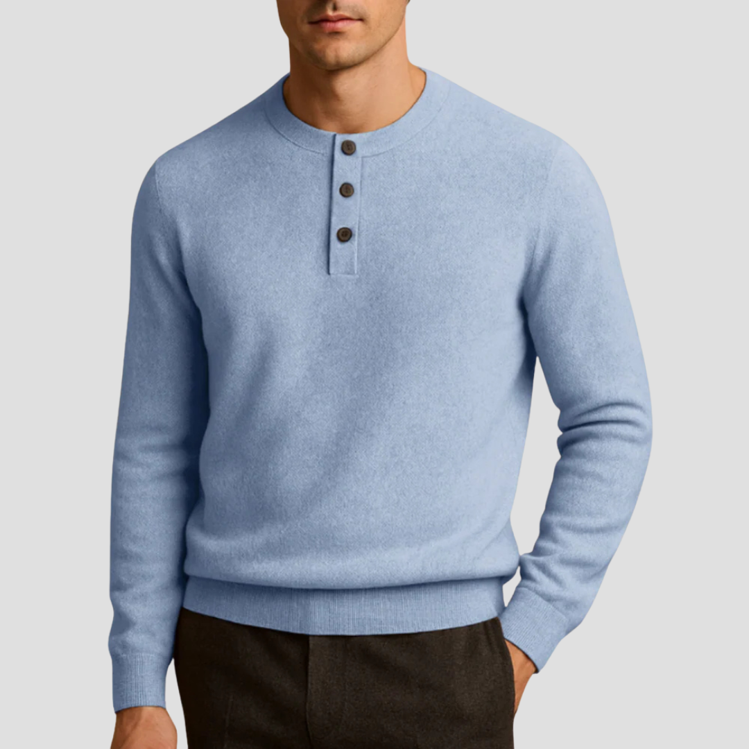 Xylon | Cashmere Henley Jumper 5