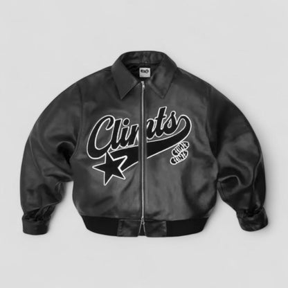 VogeLuxe | Men’s Oversized Graphic Bomber