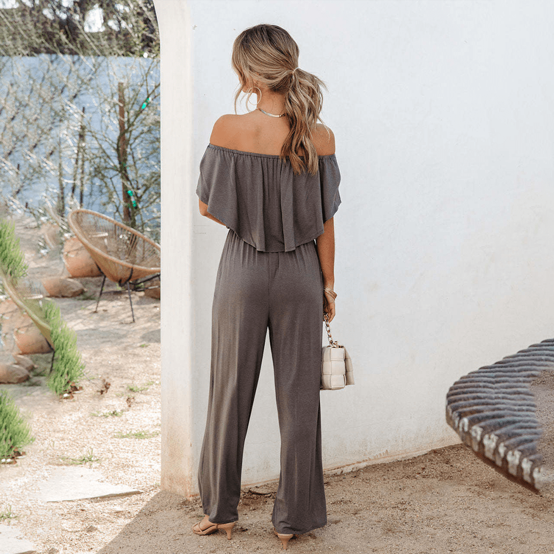 Chic Off-Shoulder Jumpsuit for Women Party Wear