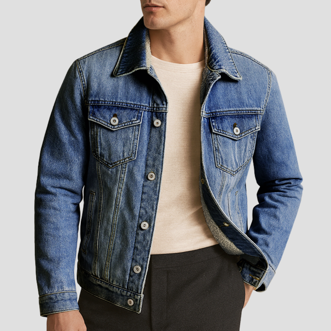 Yorick | Lined Denim Jacket 4