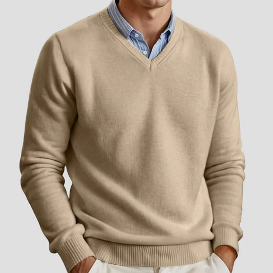 York | V-Neck Knit Jumper 0