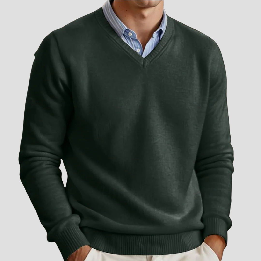 York | V-Neck Knit Jumper 2