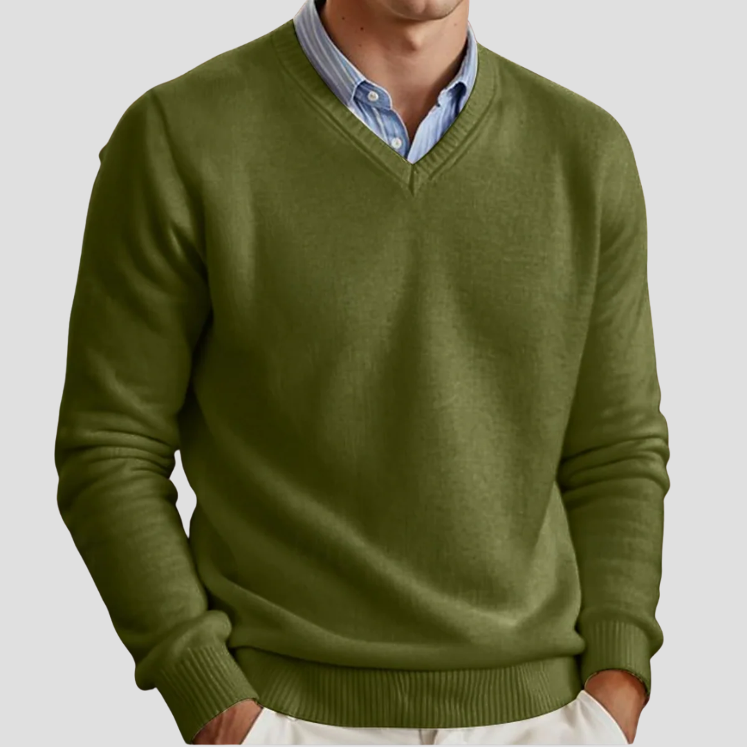 York | V-Neck Knit Jumper 3