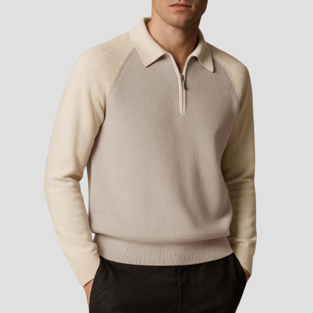 Zander | Two-Tone Polo Jumper 0