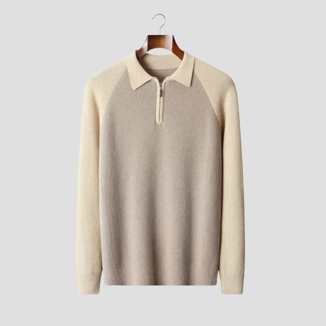 Zander | Two-Tone Polo Jumper 1