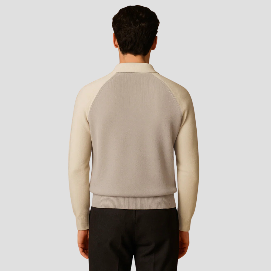 Zander | Two-Tone Polo Jumper 3
