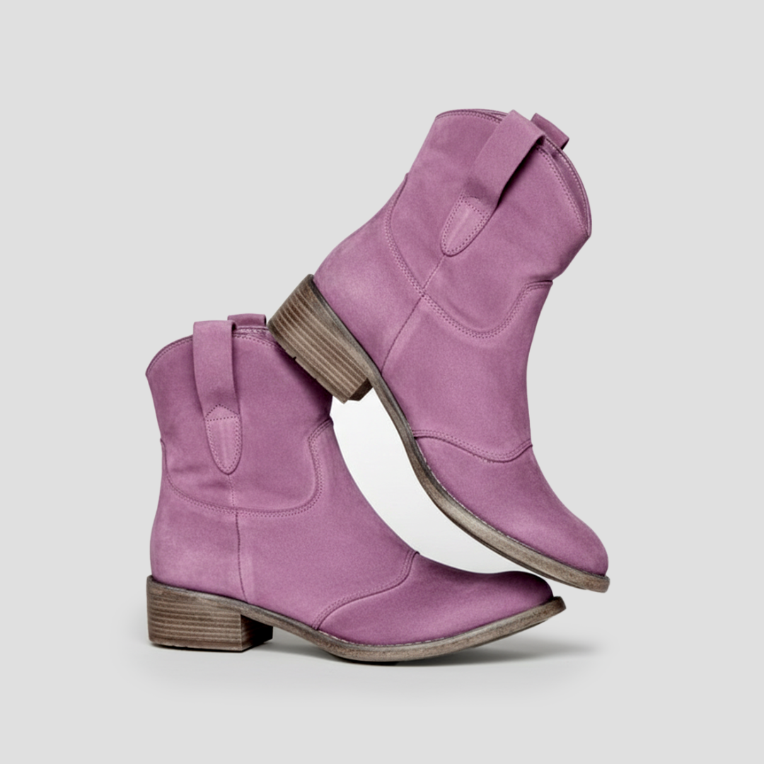 Zara | Suede Cowboy Boots 1