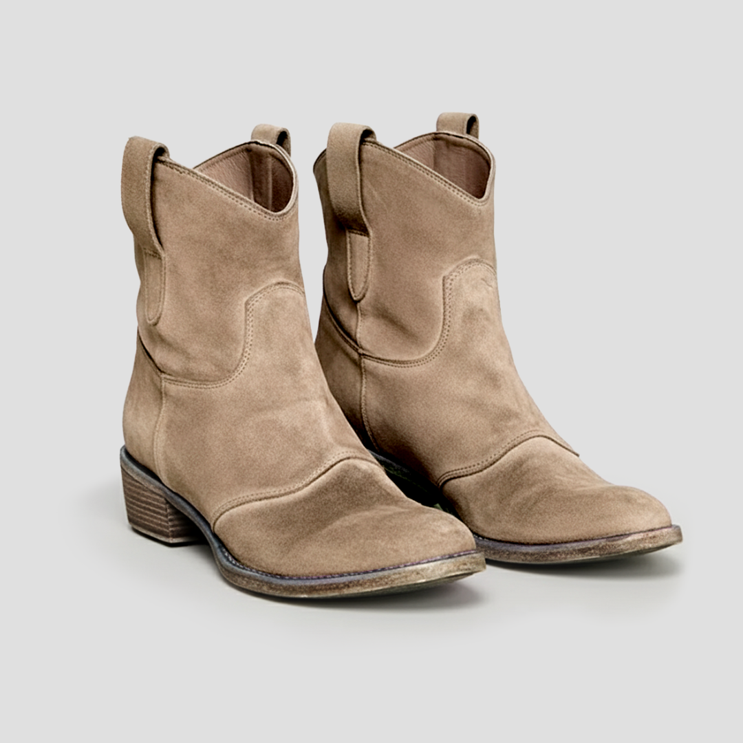 Zara | Suede Cowboy Boots 5