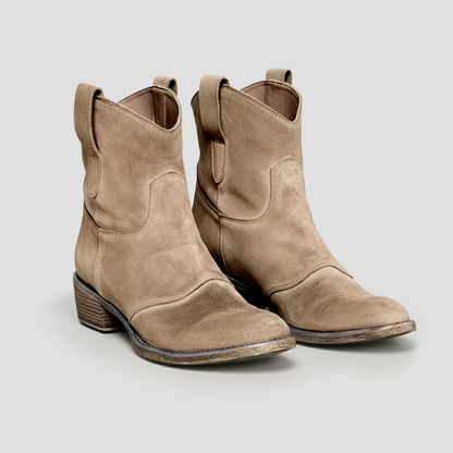 Zara | Suede Cowboy Boots 5
