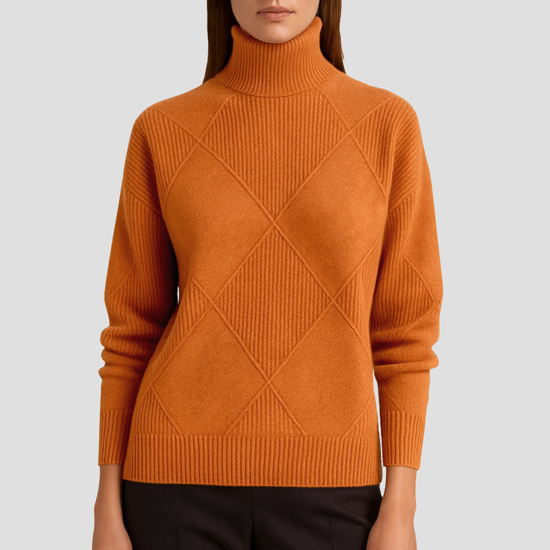 Zetta | Ribbed Turtleneck Jumper 0