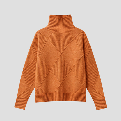 Zetta | Ribbed Turtleneck Jumper 1