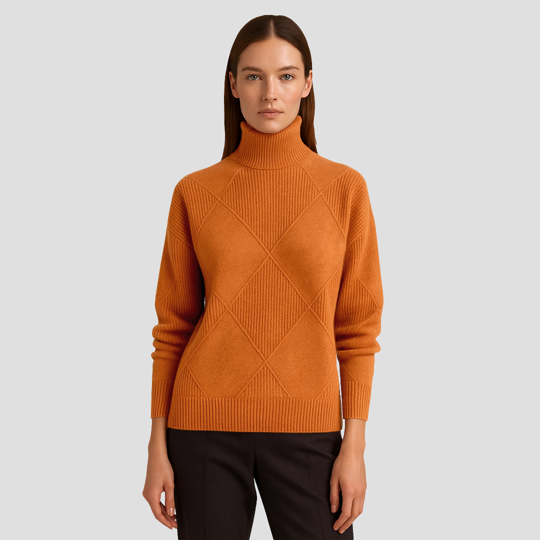Zetta | Ribbed Turtleneck Jumper 2