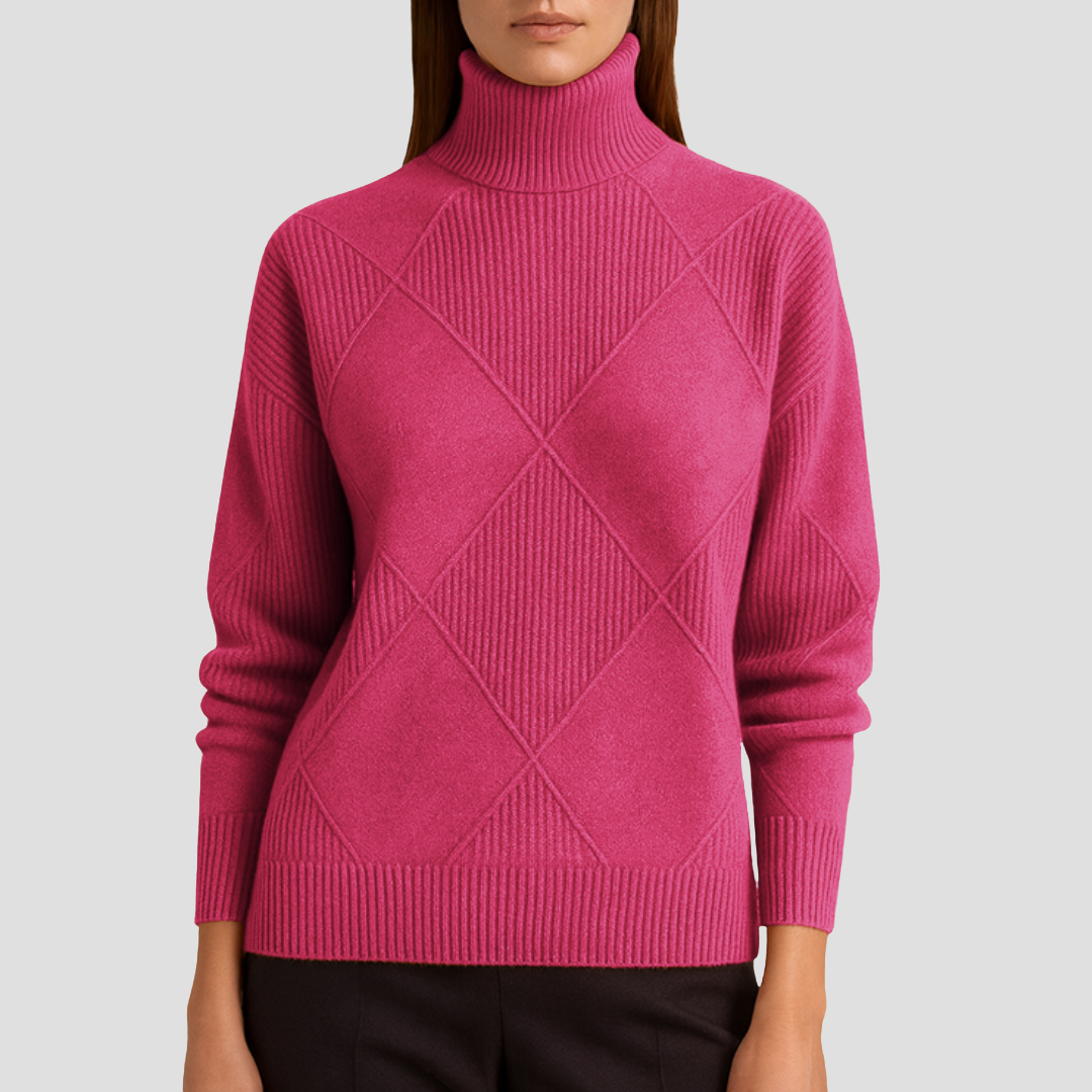 Zetta | Ribbed Turtleneck Jumper 9