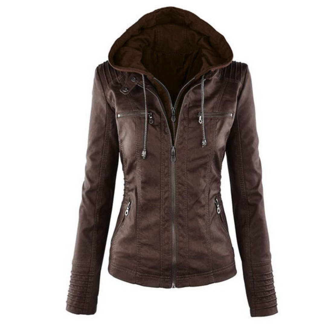 Ladies' Fleece Zip Hoodie Coat