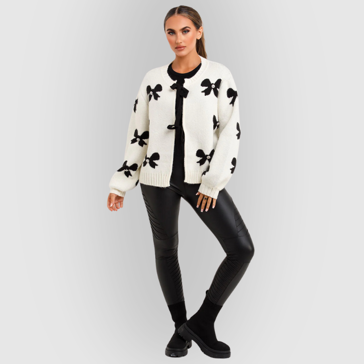 Cozy Women's Cable Knit Cardigan Sweater - VogeLuxe