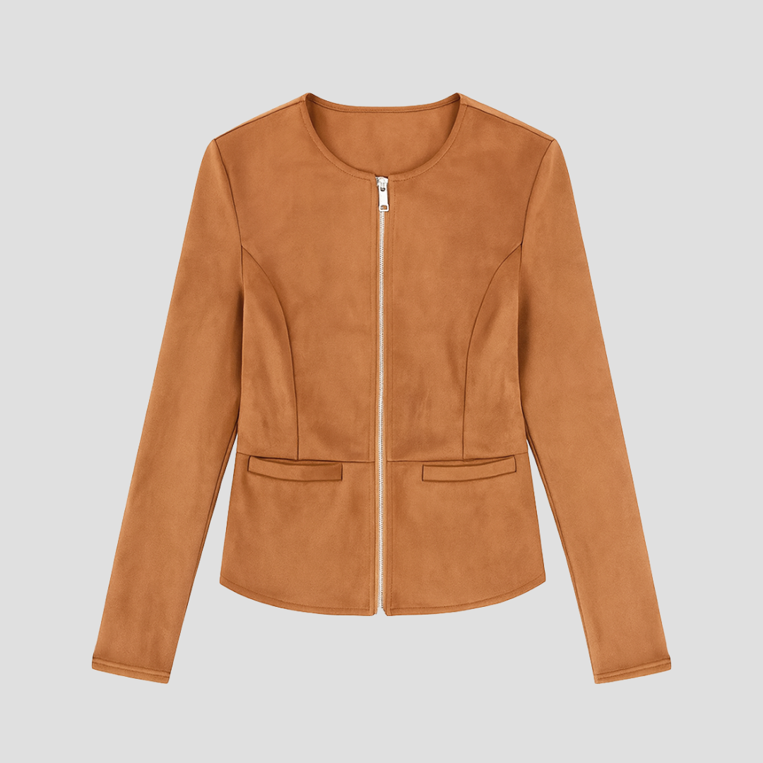 Zosia | Cropped Round-Neck Jacket 1