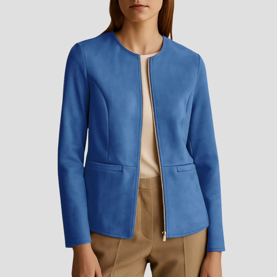 Zosia | Cropped Round-Neck Jacket 10