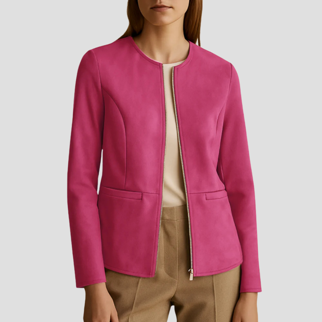 Zosia | Cropped Round-Neck Jacket 13