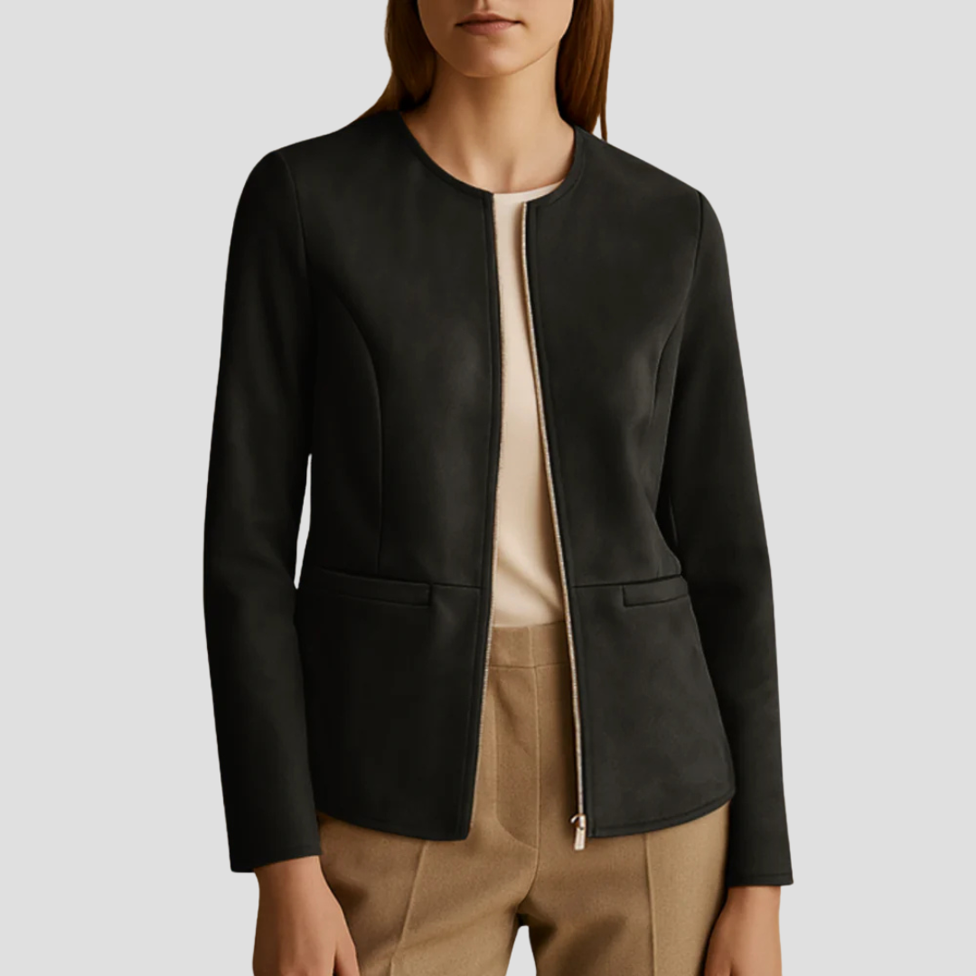 Zosia | Cropped Round-Neck Jacket 4