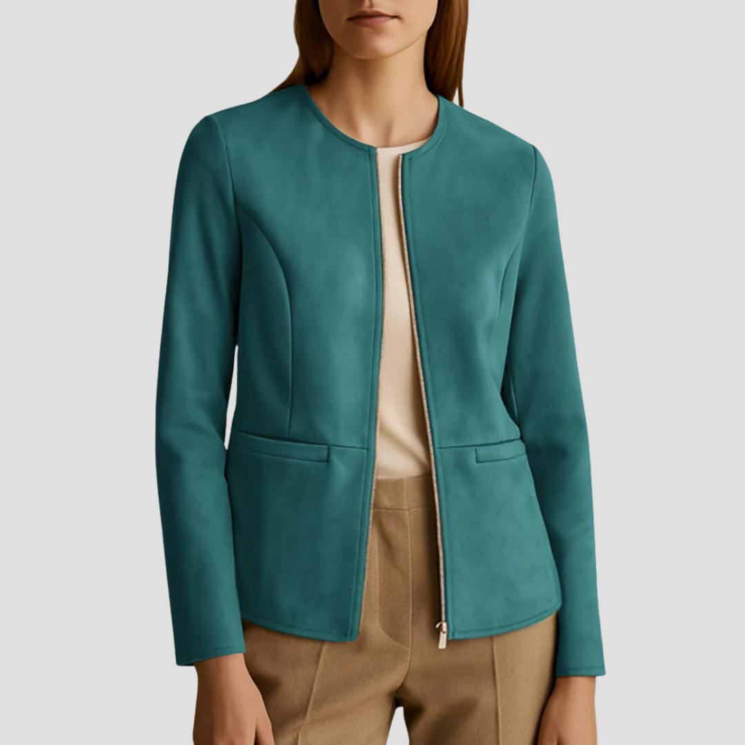 Zosia | Cropped Round-Neck Jacket 6