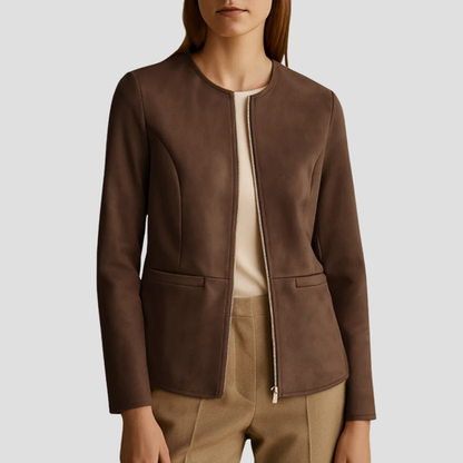 Zosia | Cropped Round-Neck Jacket 8