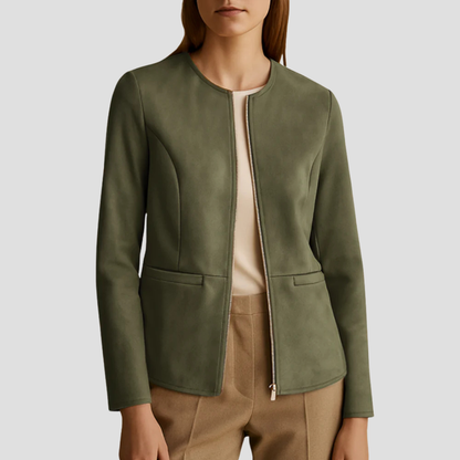 Zosia | Cropped Round-Neck Jacket 9