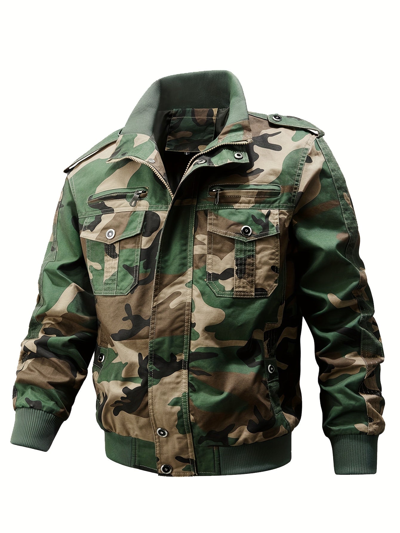 Waterproof Tactical Men's Jacket with Multiple Pockets - VogeLuxe