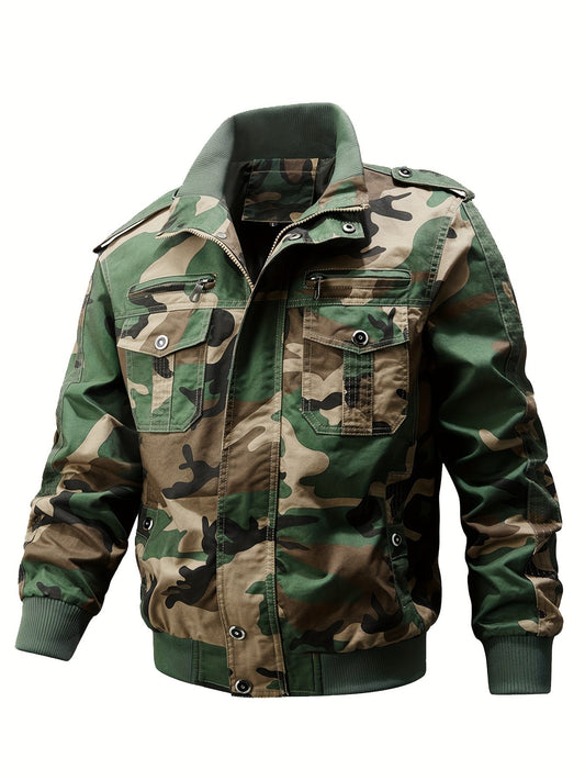 Waterproof Tactical Men's Jacket with Multiple Pockets - VogeLuxe