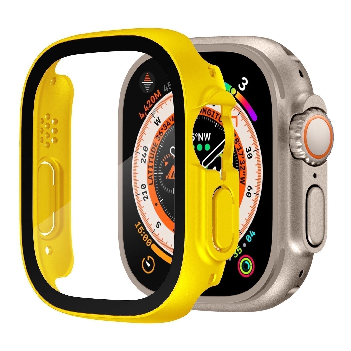 Tough Apple Watch Ultra Case With Clear Screen Guard