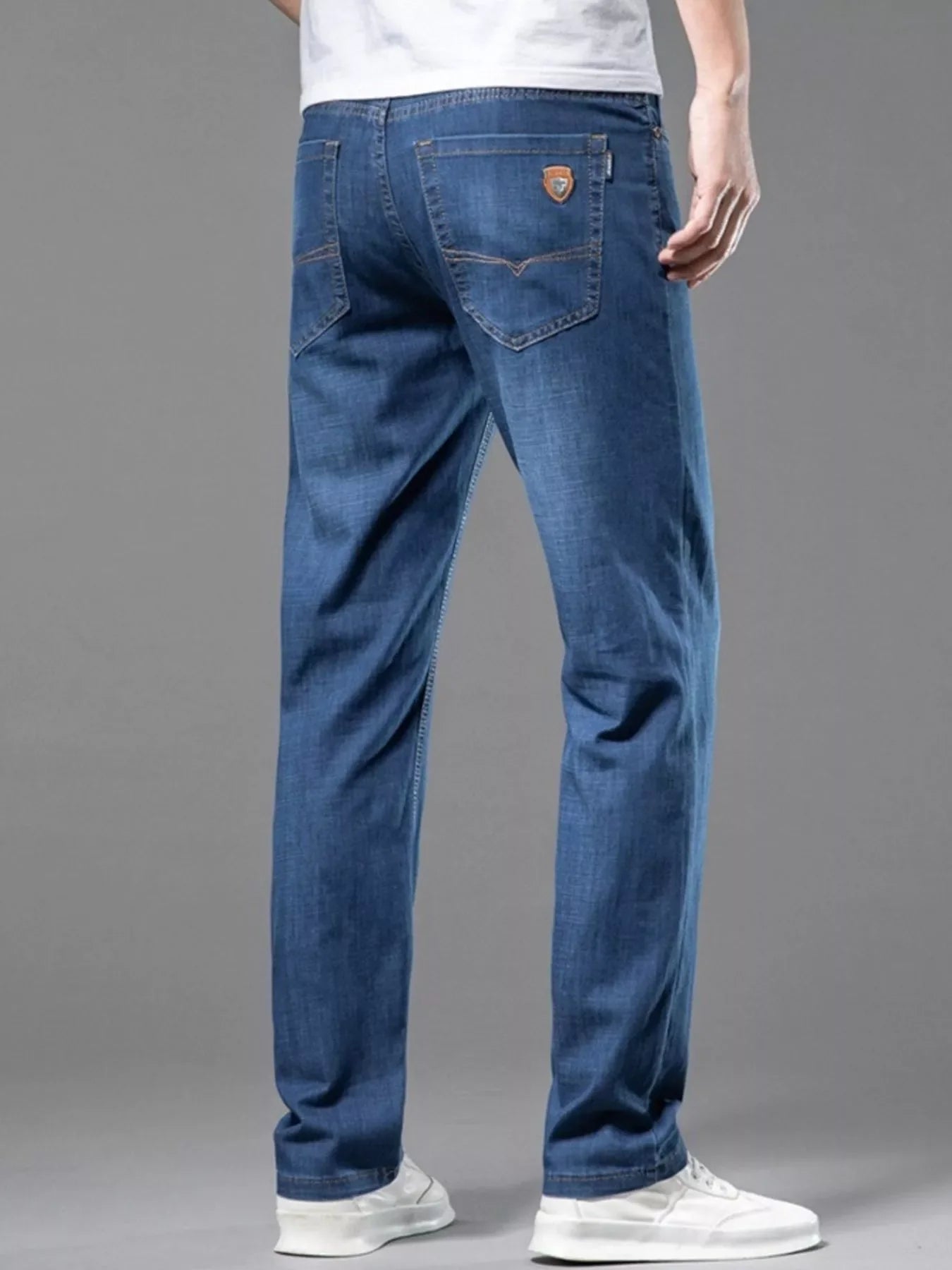 Timeless Dark Blue Straight Fit Jeans