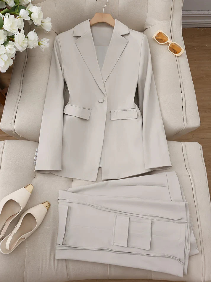Classic Women's 2 Piece Suit Jacket Set