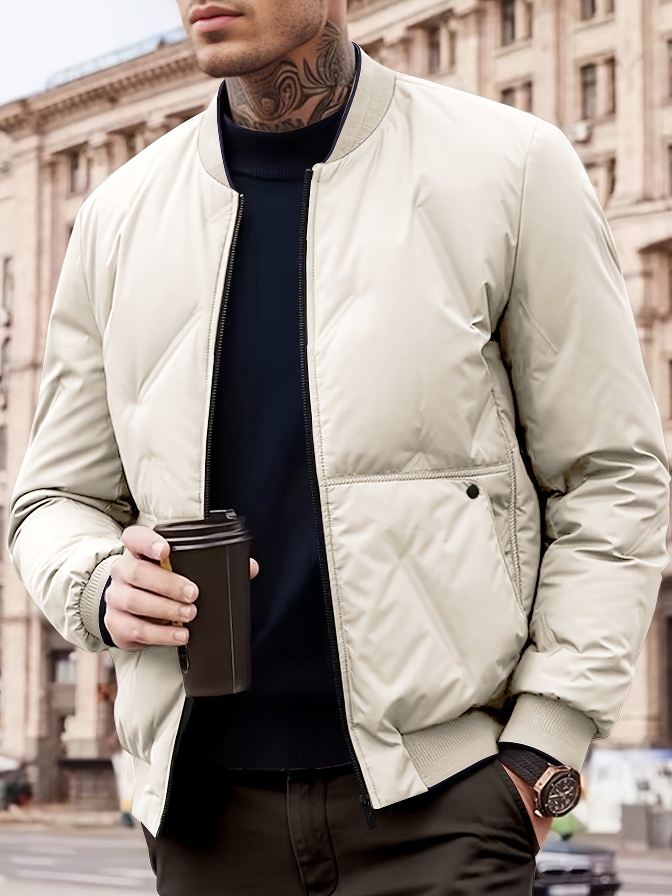 Warm Thick Puffer Coat for Men
