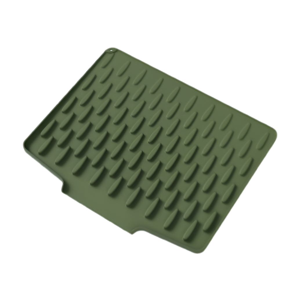 Flexible Dish Drying Mat Silicone Kitchen Counter Protector