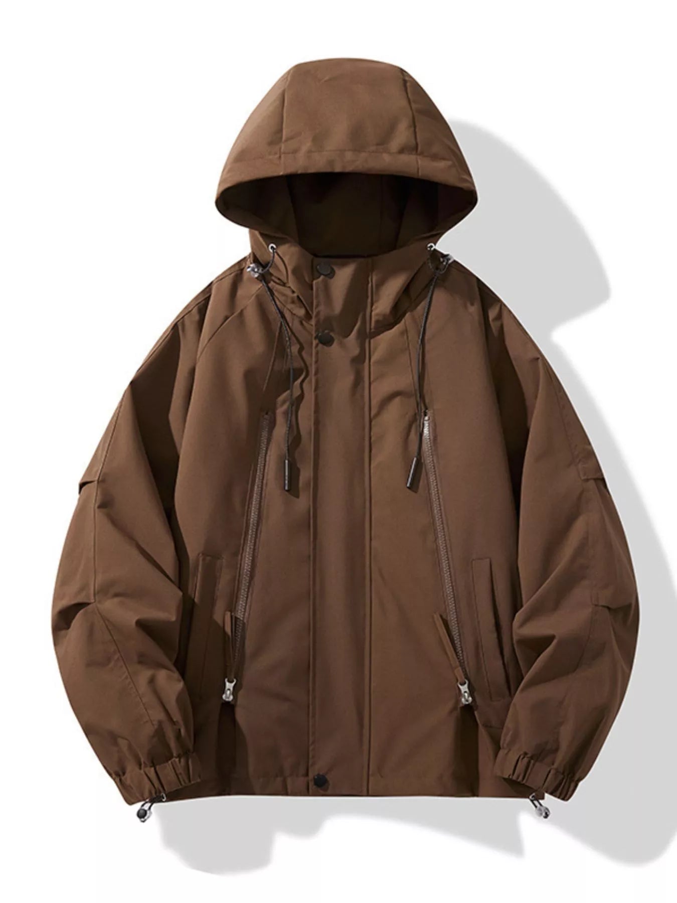 Large Size Waterproof Hooded Jacket for Men