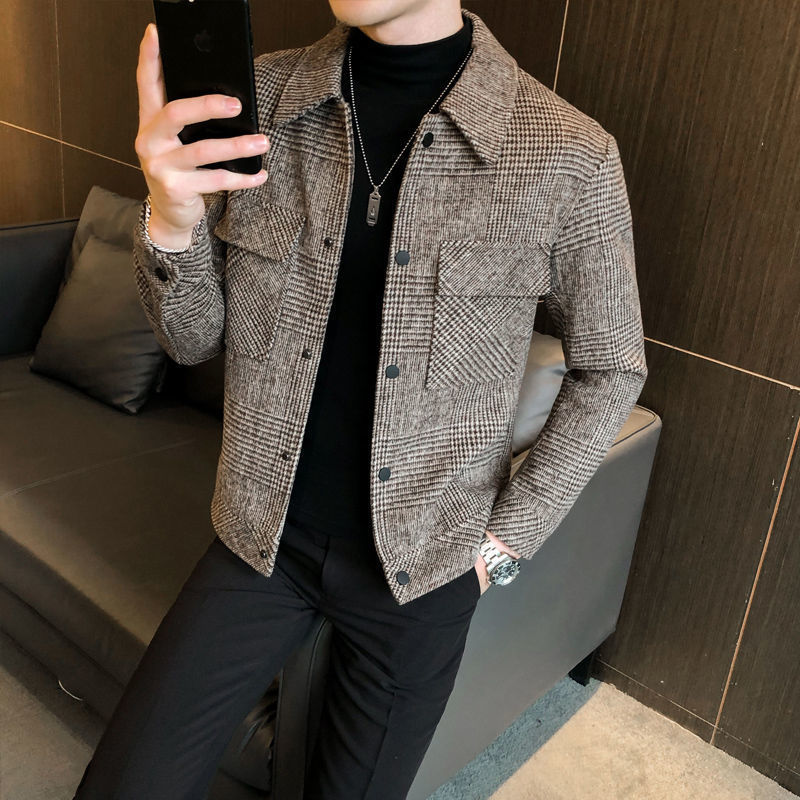 Men's Classic Flannel Shirt Jacket