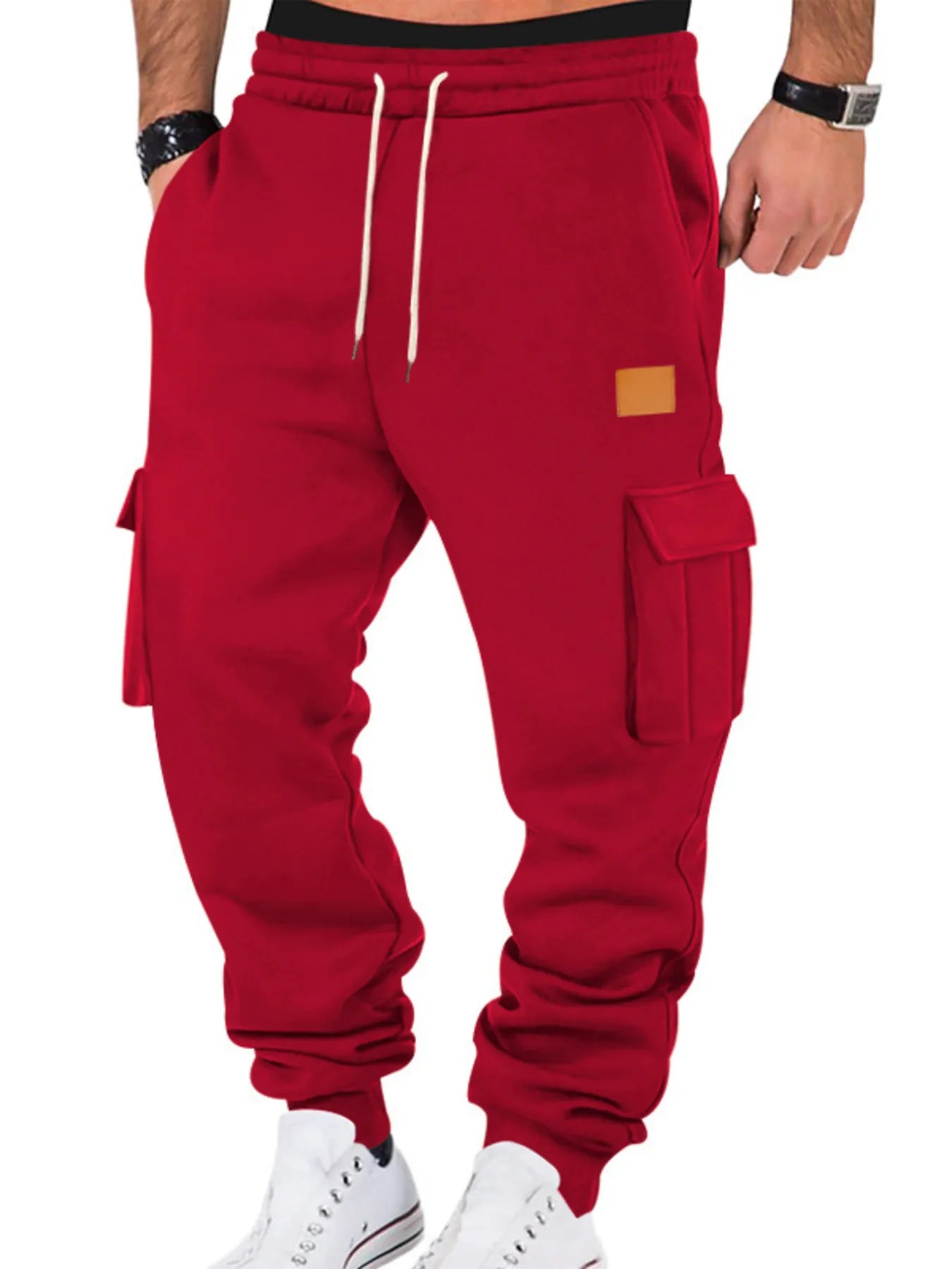 Men's Large Relaxed Fit Cargo Jogger Pants Extra Large