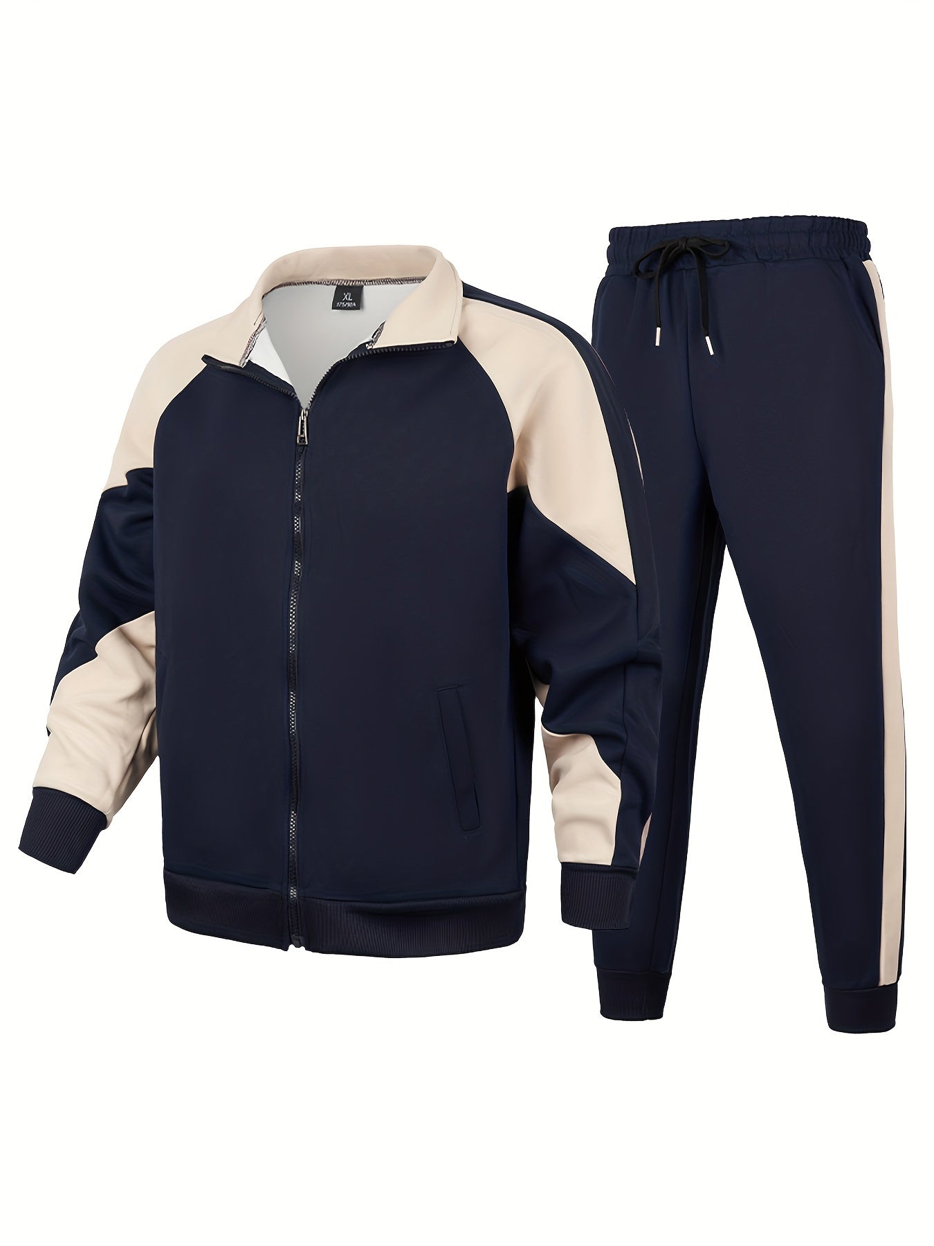 Relaxed Fit Hoodie Cotton Tracksuit for Men - VogeLuxe
