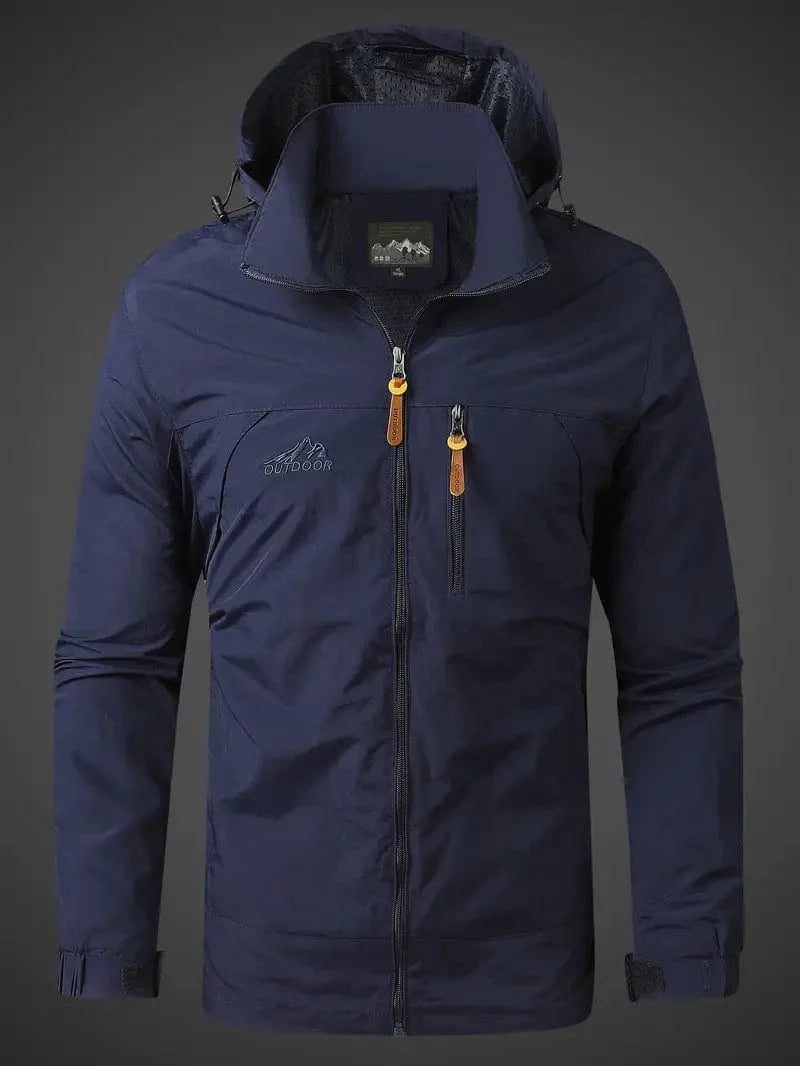 Classic Hooded Outdoor Jacket for Men