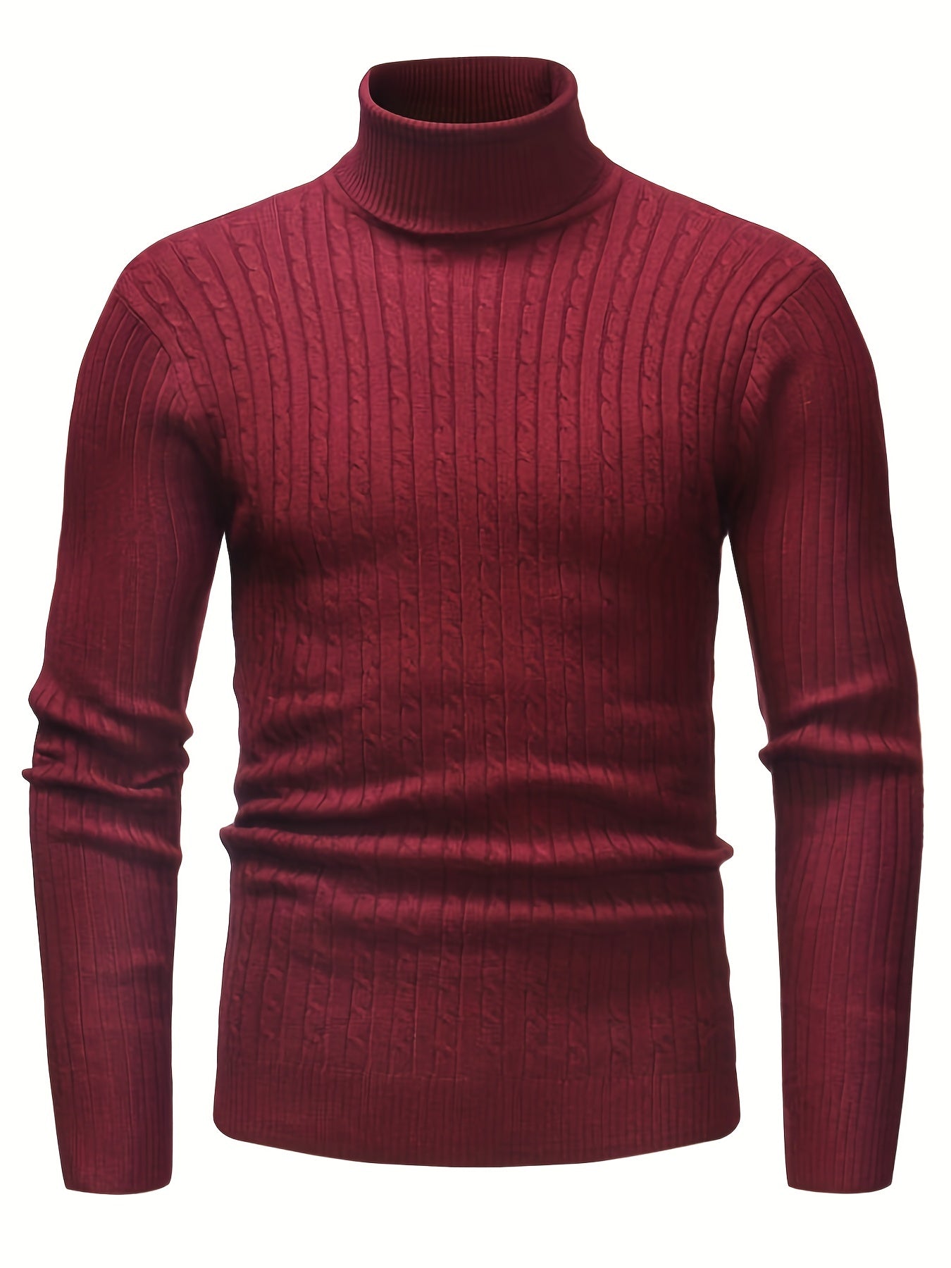Cozy Mens Crew Neck Warm Sweater