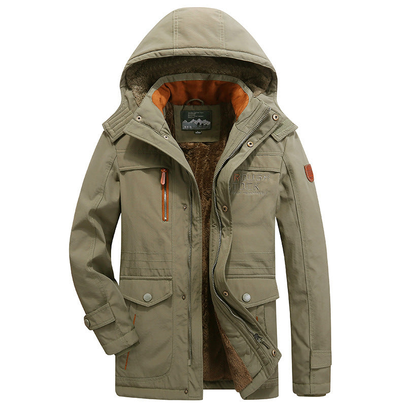 Warm Waterproof Insulated Hooded Parka Coat