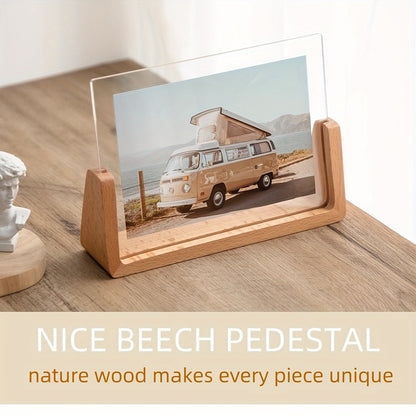 Contemporary Wooden Picture Frame Display