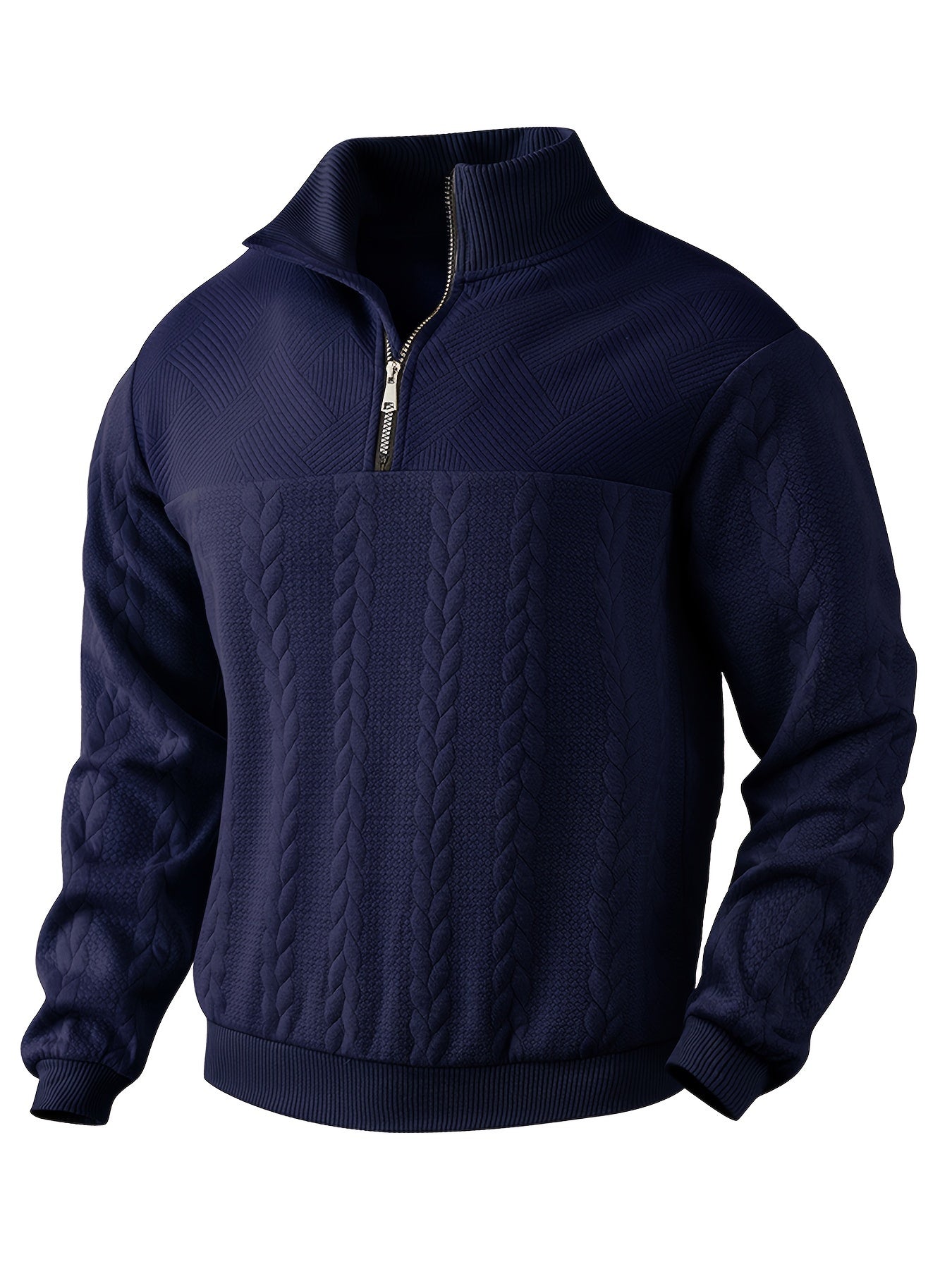 Men's Warm Crew Neck Winter Sweater